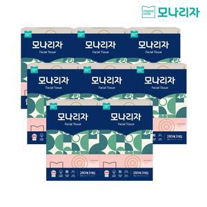 모나리자 미용티슈 280매*3입 x 8팩