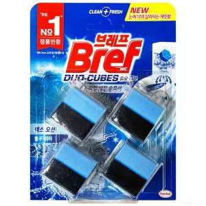 헨켈 브레프 듀오 큐브 블루 오션 4P, 변기세정제 클리너