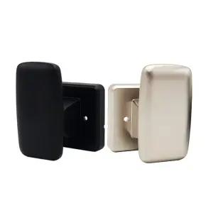 푸시풀 볼드 (그레이/블랙) 핀타입 방문손잡이 욕실용 화장실 손잡이