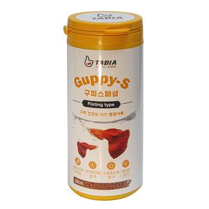 타비아 구피스페셜/260ml/구피사료/열대어사료/열대어밥/구피밥/부상성
