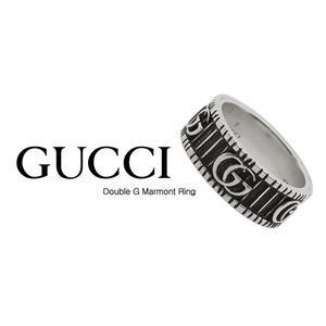 구찌 YBC551899001 GG마몬트 더블G반지 551899 J8400 081 실버반지