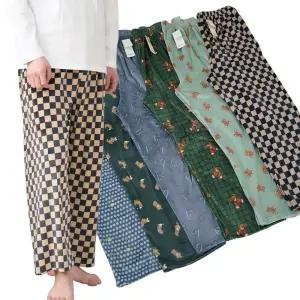 편한 겨울 남성 잠옷바지 울트라 밍크 스판 수면바지 극세사 커플 파자마