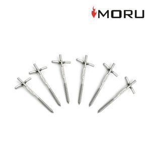 모루 강철 스크류 나사 텐트 팩 6EA SET 텐트팩 타프팩 나사팩 스크류팩 스크루팩 동계팩 강철팩