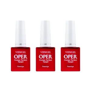 오빠탑젤 논와이프 네일 기초젤 탑코트 30ml (10ml 3개)