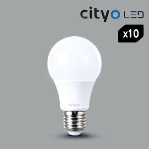 씨티오 LED 전구 20W 주광색 전구색 - 10개입 세트
