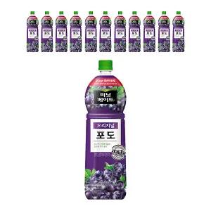 미닛메이드 포도, 1.5L, 12개