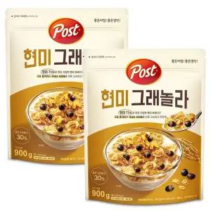 갤러리아 포스트 현미 그래놀라 900gX2개