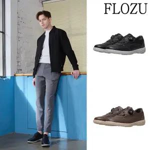 플로쥬 남성 소가죽 다이얼 스니커즈