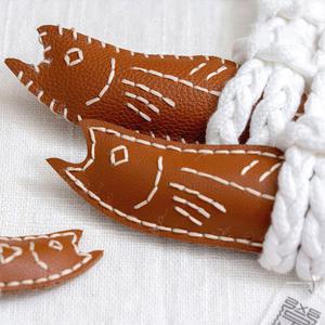 액막이 북어 만들기 세트 DIY 키트 인형소품 패키지 개업 명주실 가죽 명태 인형