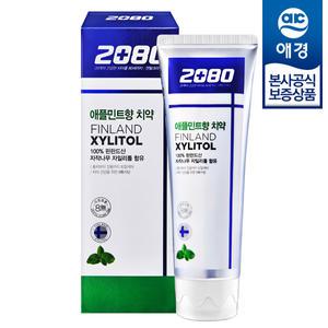 [애경] 2080 자일리톨 치약 애플민트향 100g x6개