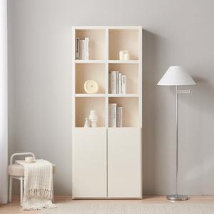 [데코라인][수도권 무료배송] 하치 도어형 수납 책장 5단 800