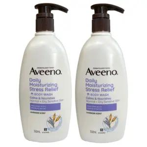 아비노 데일리 모이스처라이징 스트레스 릴리프 바디워시 532ml(신형) 2개 / 써클