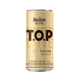 [기타]맥심 티오피 마스터라떼 200ml x 72캔 / 캔커피 TOP 커피음료