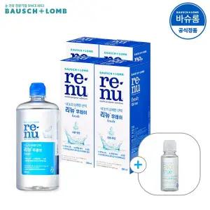 [바슈롬][공식] 리뉴 후레쉬 렌즈세척액 500ml x4개 (+60ml)