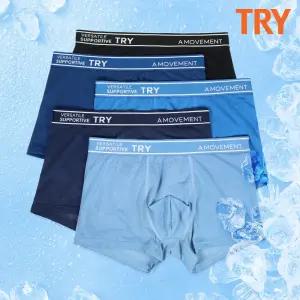 TRY 남자 드로즈 쿨 프리미엄 메쉬 사각 드로즈팬티 5종세트 TMD01
