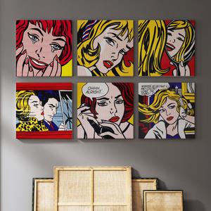 모던 팝아트 리히텐슈타인 개업 집들이 선물 카페 거실 레스토랑 호텔 인테리어 캔버스 그림액자 13종