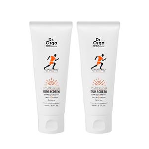 닥터올가 러너 선크림 런스크린 SPF50+ pa++++ 100ml 2개 발림성