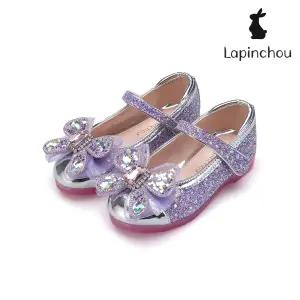 [롯데백화점]라팡슈 엘레나 벨 메리제인 퍼플 믹스글리터 LPLMK3M1PL 여아구두 by 트래드후스
