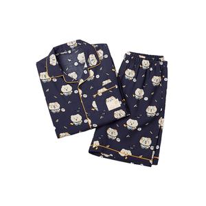 커플잠옷 망그러진곰 망그러진 반팔 파자마(NAVY)