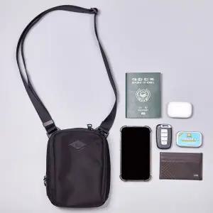 [닥스](강남점)DBHO5EP08BK [도난방지 폰백][여행][SAFE AWAY] 블랙 나일론