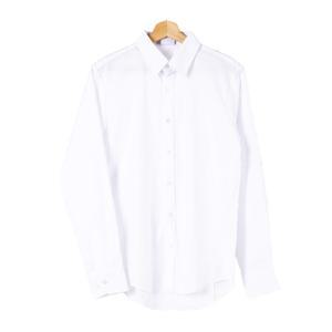 패시니크 화이트 흰색 남자 여자 스판 드레스 셔츠