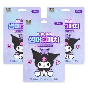 쿠로미 썸머향패치 시트로넬라 스티커 3개 날벌레 기피제