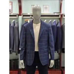 [갤러리아] 킨록 S/S 울혼방 체크 자켓 블루 (TJJ24)