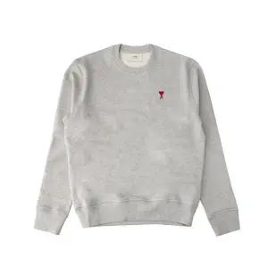 25SS 아미 BFUSW035 730 0951 하트 로고 스웨트셔츠 그레이