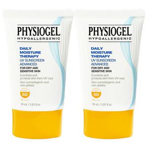 NEW 피지오겔 DMT 유브이 썬스크린 어드밴스드 30ml 2개 (SPF50+)