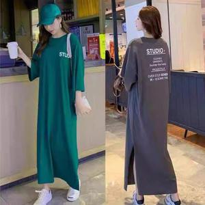 스튜디오 롱원피스 빅사이즈 루즈핏 박시 임산부 홈웨어원피스