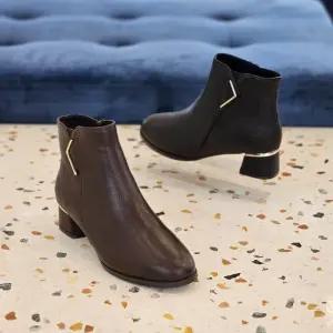 엘칸토공식몰 HC04 여성 천연 양가죽 앵클 부츠 4CM LCWA09U-D