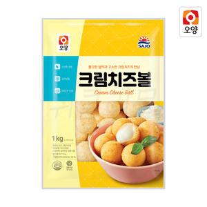 사조오양 크림 치즈볼 1kg + 모짜렐라 치즈볼 1kg