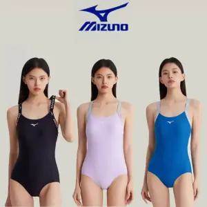 MIZUNO 미즈노 여성 원피스 수영복 로우컷 라이크라 해변 온천 수영장 N2CAB307