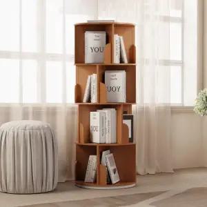 아트박스 가구느낌 샘회전책장 500 5단 책꽂이 원형 수납 360도