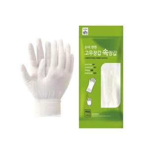 명진 고무장갑 속장갑 10켤레 손이 편한 위생 용품