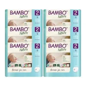 밤보네이처 밤보그린 기저귀 밴드형 2단계 소형 공용 30매X6개