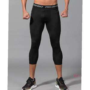 남자스포츠레깅스 쫄바지 남성 타이즈 7부 여름 농구 러닝 베이스 헬스 운동 웨어efg701