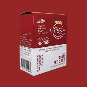 [롯데백화점]밀키요 [밀키요] 성장기 아이를 위한 종합비타민 포키즈 젤리 1박스(30포) 성장젤리