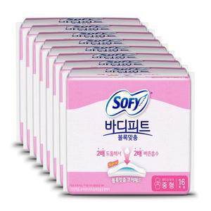 쏘피 볼록맞춤 중형 16팩 x8개