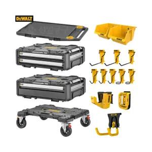 디월트 터프시스템2.0 DXL 풀세트 둘리 서랍공구함 작업상판 DWST08530 DWST08510 DWST08520 DWST08550