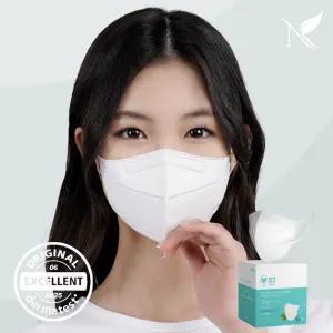 [내추럴키스]순수아띠 KF80 새부리형 마스크 100매입