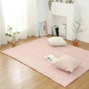 국산 먼지없는 포근한 워셔블 누빔 카페트 /극세사 면카페트 순면 모달 세미 패드 바닥 거실 러그 매트