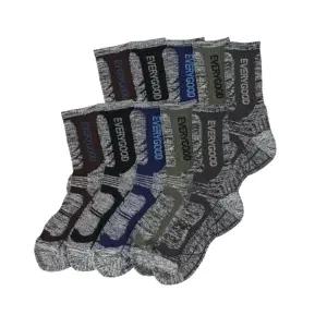 에브리굿 액티브 남성 이중쿠션 아웃도어 등산 장목 양말 10켤레 1세트