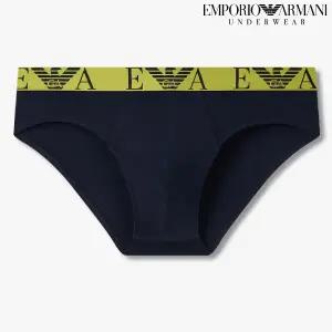 [롯데백화점]엠포리오아르마니 볼드 모노그램 코튼 삼각팬티 (0815311303)