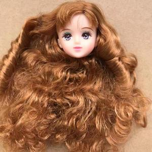 리카 인형 머리 공주 DIY 장난감 희귀 컬렉션 긴 부품 1/6 액세서리 다채로운