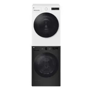 KG21KN-8WNW o클릭o LG전자 트롬 오브제컬렉션+건조기+스태킹키트 스페이스블랙+릴리화이트