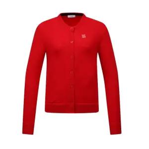 [링스골프][베이직라인] 여성 BASIC 라운드 넥 가디건  L22E3SD062_RE