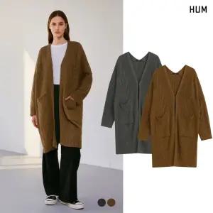 [HUM]여) 캐시아크릴 루즈핏 케이블 가디건 (H174W970A)