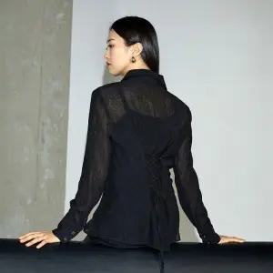 [Jason wu]25FW Demi 크링클 백 레이스업 셔츠 2종