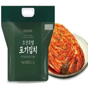 [피코크] 조선호텔 포기김치 4kg_냉장